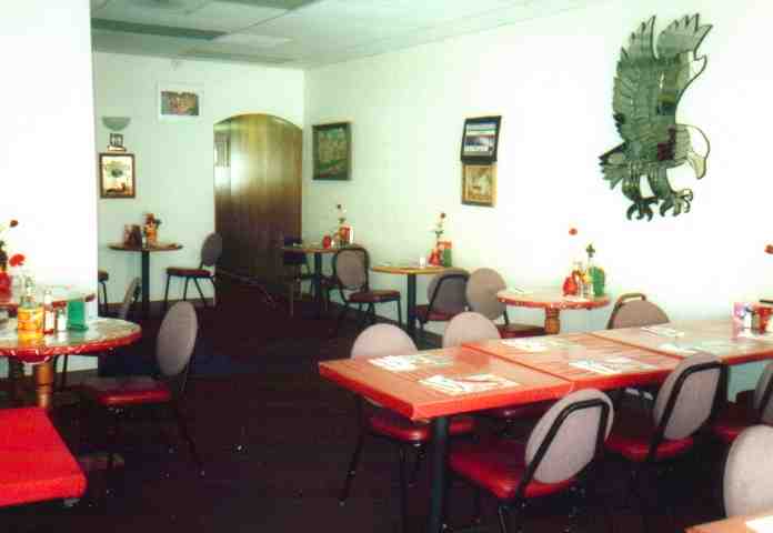 Antonio's Restaurant, One of the dining rooms
